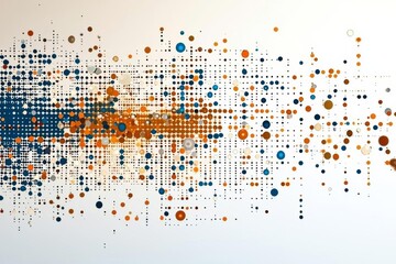 Noise texture of  abstract background in the style of artificial intelligence , isolated on white background,  , copy space, copy space for text,