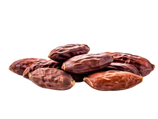 Obraz premium Cocoa beans Isolated on white background 
