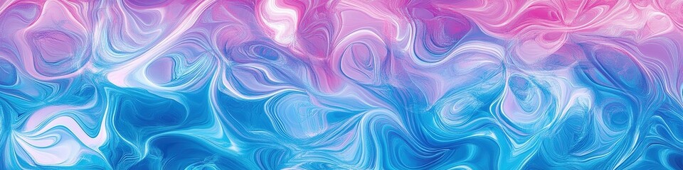Obraz premium Swirling pink and blue marble pattern with fluid lines