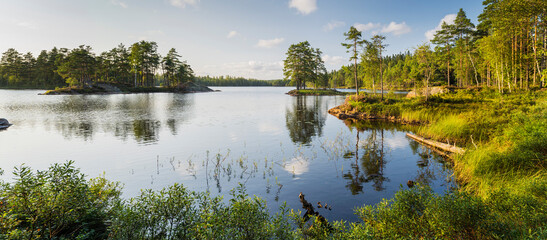 See im Glaskogen Naturreservat, Värmlands Län, Schweden