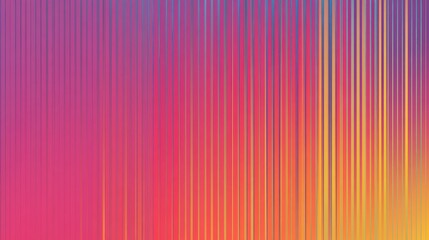 Obraz premium Vibrant Abstract Gradient Background with Vertical Lines in Pink, Purple, and Yellow Hues for Creative Design and Art Projects