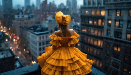 Fototapeta premium Experience the serene beauty of peaceful rain gently falling on a windowpane, fostering a sense of tranquility perfect for reflective self-care and stress management This image captures a moment of