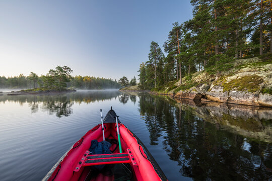 See im Glaskogen Naturreservat, Kanu, V&auml;rmlands L&auml;n, Schweden