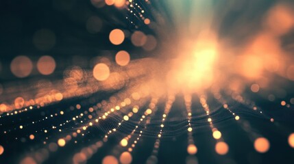 Fototapeta premium Abstract representation of light and motion, creating a dynamic visual experience.