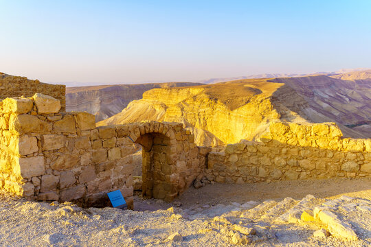 Ancient ruins of the Masada Fortress