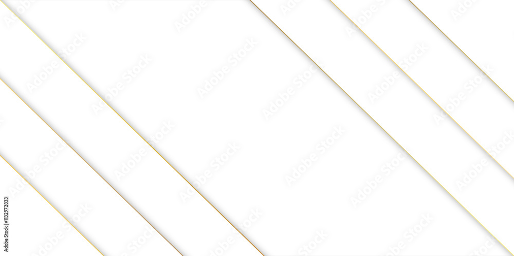 Poster abstract white background design with layers of textured white transparent material in triangle and 
