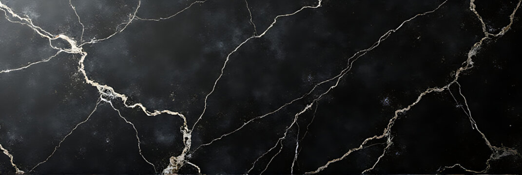 The beautiful texture of black marble adds a sophisticated touch as a background for decorative presentation on the table._00002_