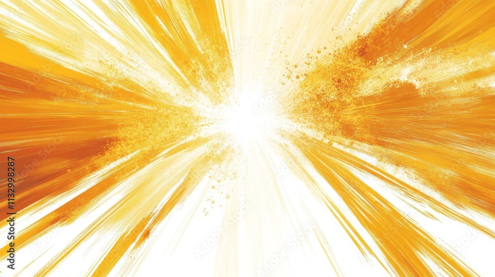 Poster dynamic explosion of colorful energy abstract art visual spectacle digital environment vibrant persp