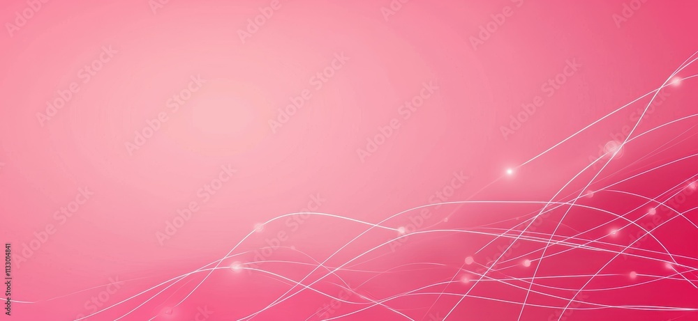 Poster digital network of glowing nodes and lines symbolizing technological connection innovation and globa