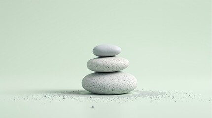 Serenity in Balanced Stone Stacks
