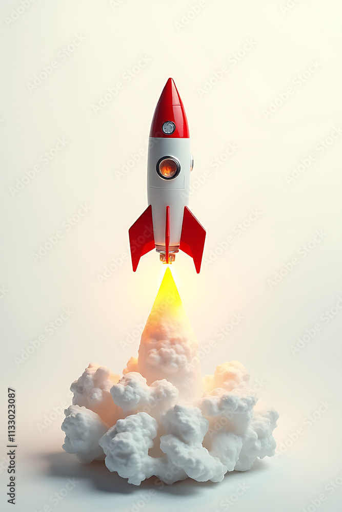 Poster creative ideas spark from combining seemingly unrelated elements like a rocket pencil and crumpled p