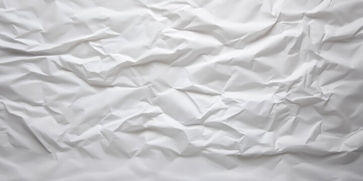 Photography overlay  Crumpled white paper texture cen