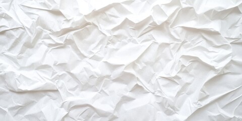 Scrapbook material  Crumpled white paper texture cent