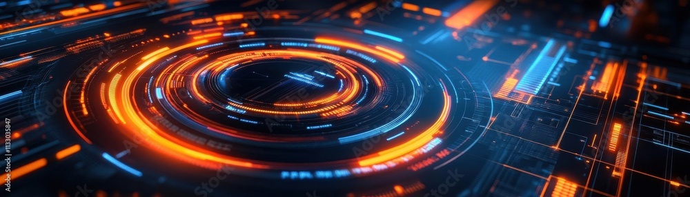Poster motion velocity dashboard flat design top view physics dynamics theme 3d render vivid