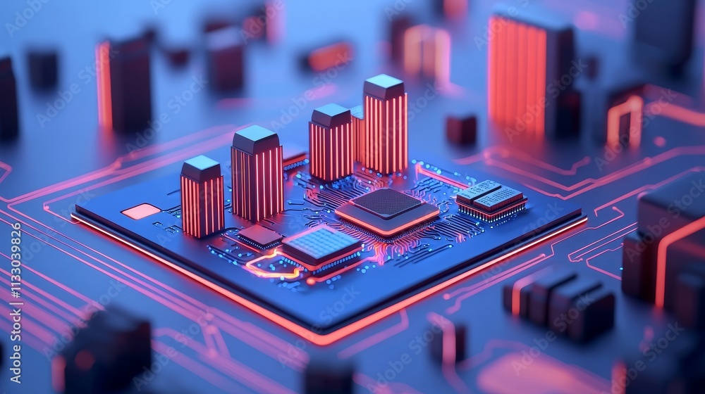 Aufkleber data transfer and communication is represented by interconnected nodes in a digital network.