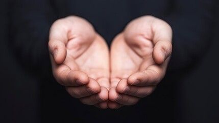 Open Hands Offering Giving Help Charity Support Donation Care Sharing Compassion Hope Faith Belief