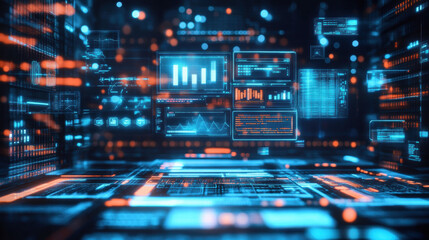 Futuristic Technology and Innovation Concept