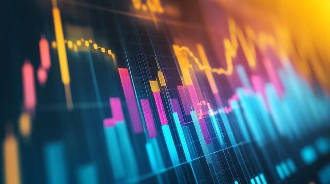 Infographic with bold numerical data, business trends, and graph visualizations presented on a modern, clean layout for professional use