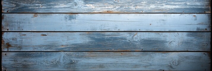 Rustic light blue wooden background with distressed wood planks for summer photo backdrops.