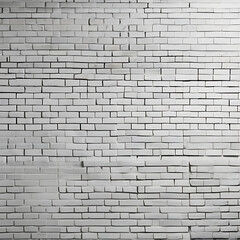 Obraz premium room with white brick building feature pattern vecto rectangle copy space white color block shape textured