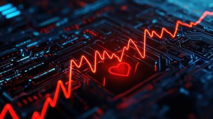 Heart Rate on a Circuit Board