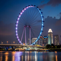 Obraz premium singapore flyer