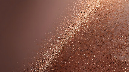 Abstract Copper Dust: A mesmerizing abstract background with a flowing, shimmering copper dust effect, evoking warmth, luxury, and a sense of movement.