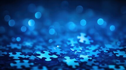 World autism awareness day, Mental health care and Child development concept