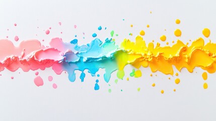 Obraz premium People joyfully throw colorful powders and water balloons, celebrating Holi with laughter. Hands are painted in vibrant hues, creating a festive atmosphere