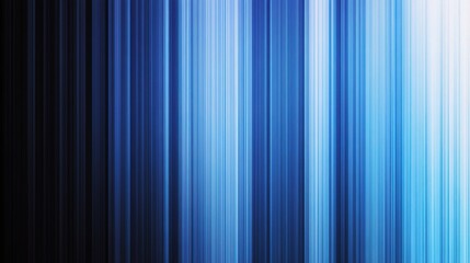 Obraz premium Vibrant Blue Gradient Abstract Background with Soft Vertical Stripes