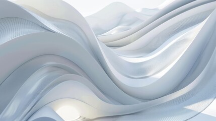 Obraz premium Abstract ice formation with cool tones, textured layers, organic shapes, evoking a frosty nature and winter feeling