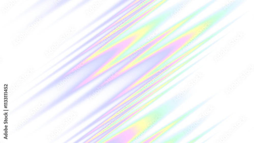 Aufkleber Colorful gradient shape blur. Blur Gradient Shape transparent PNG shape gradient Shining circle holographic blurred shape rainbow colors. Abstract design