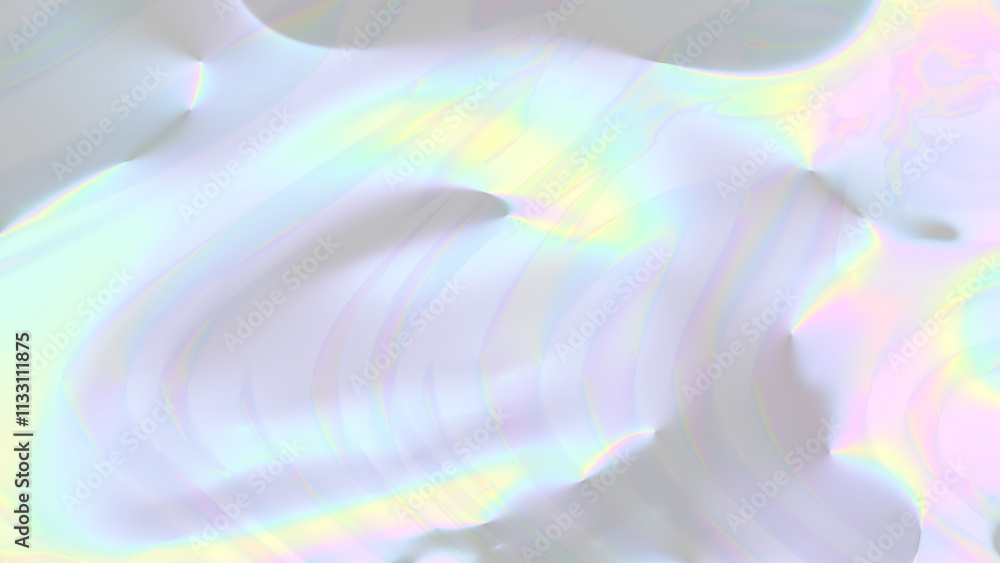 Aufkleber Colorful gradient shape blur. Blur Gradient Shape transparent PNG shape gradient Shining circle holographic blurred shape rainbow colors. Abstract design
