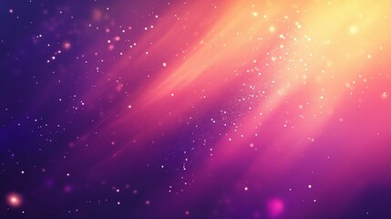 Fototapeta premium Cosmic Glow: A vibrant abstract background with a mesmerizing blend of purple, pink, and orange hues. The image evokes feelings of wonder, cosmic energy, and ethereal beauty.