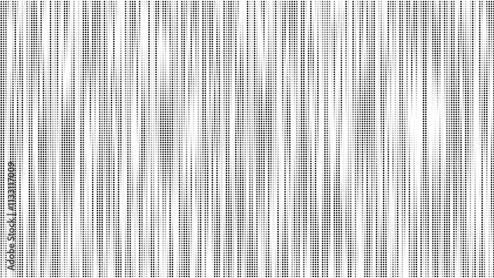 Poster Vertical speed line halftone gradient line pattern background. Speed line halftone pattern thick to thin. PNG illustration. Monochrome pop art