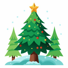 Fototapeta premium christmas tree
