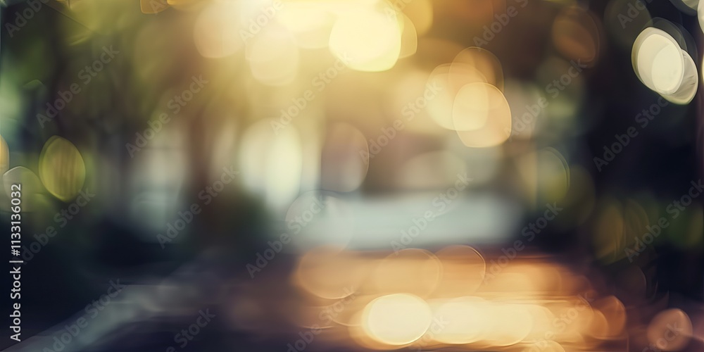 Poster a soft, blurred background featuring a warm golden light, creating a dreamy atmosphere suitable for 