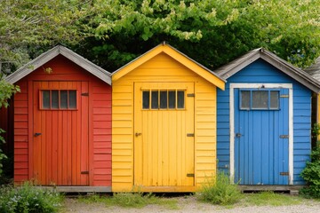 Vibrant Wooden Sheds: Charming Backyard Structures for Storage and Hobbies