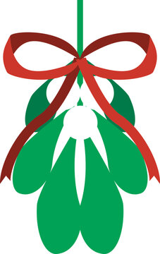 Mistletoe Flat Design