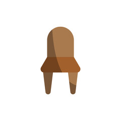 Chair icon featuring clean lines and a timeless look, ideal for apps, catalogs, or websites focused on home decor and lifestyle
