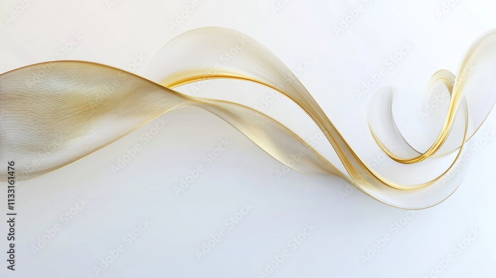 Poster dynamic flowing lines of art contemporary setting abstract design minimal environment aesthetic pers