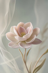 Obraz premium Pink Flower Illustration Background