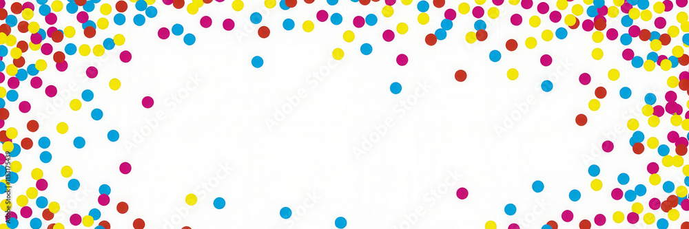 Poster a colorful background with many small circles of different colors. the circles are scattered all ove