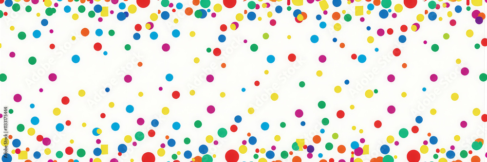 Poster a colorful background with many small circles of different colors. the circles are scattered all ove