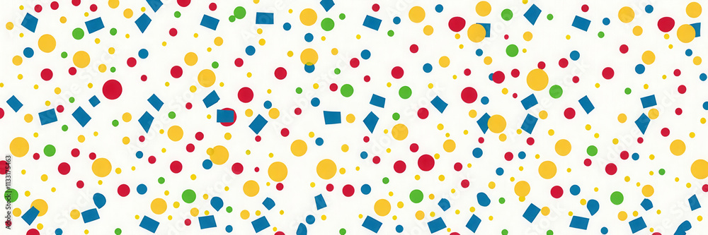 Poster a colorful background with many small circles of different colors. the circles are scattered all ove