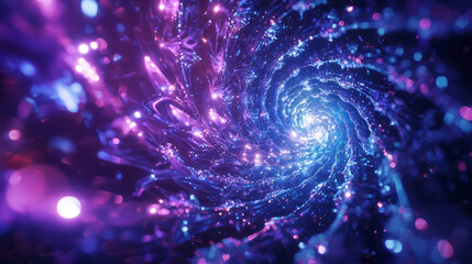 Abstract fractal patterns in vibrant. Fractal background