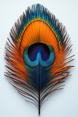 Obraz premium Peacock's feather.