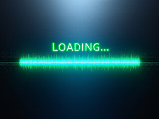 Loading, Progress, Bar, Screen, Digital, Display, Technology, Data, Code, Matrix, Numbers, Letters, Symbols, Black, White, Monochrome, Minimalist, Modern, Futuristic, Computer, Monitor, Interface, GUI