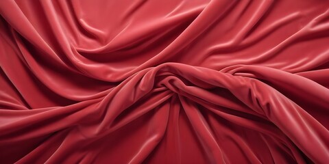 Obraz premium Soft pink plush fabric resembling a velvety curtain