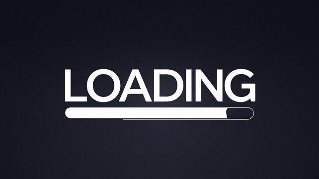 Loading, Progress, Bar, Screen, Digital, Display, Technology, Data, Code, Matrix, Numbers, Letters, Symbols, Black, White, Monochrome, Minimalist, Modern, Futuristic, Computer, Monitor, Interface, GUI